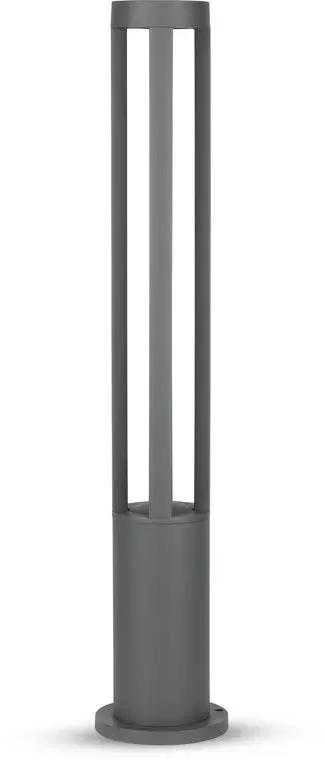 V-tac 10W LED pastatomas lauko šviestuvas, pilkas, 3000K, IP65