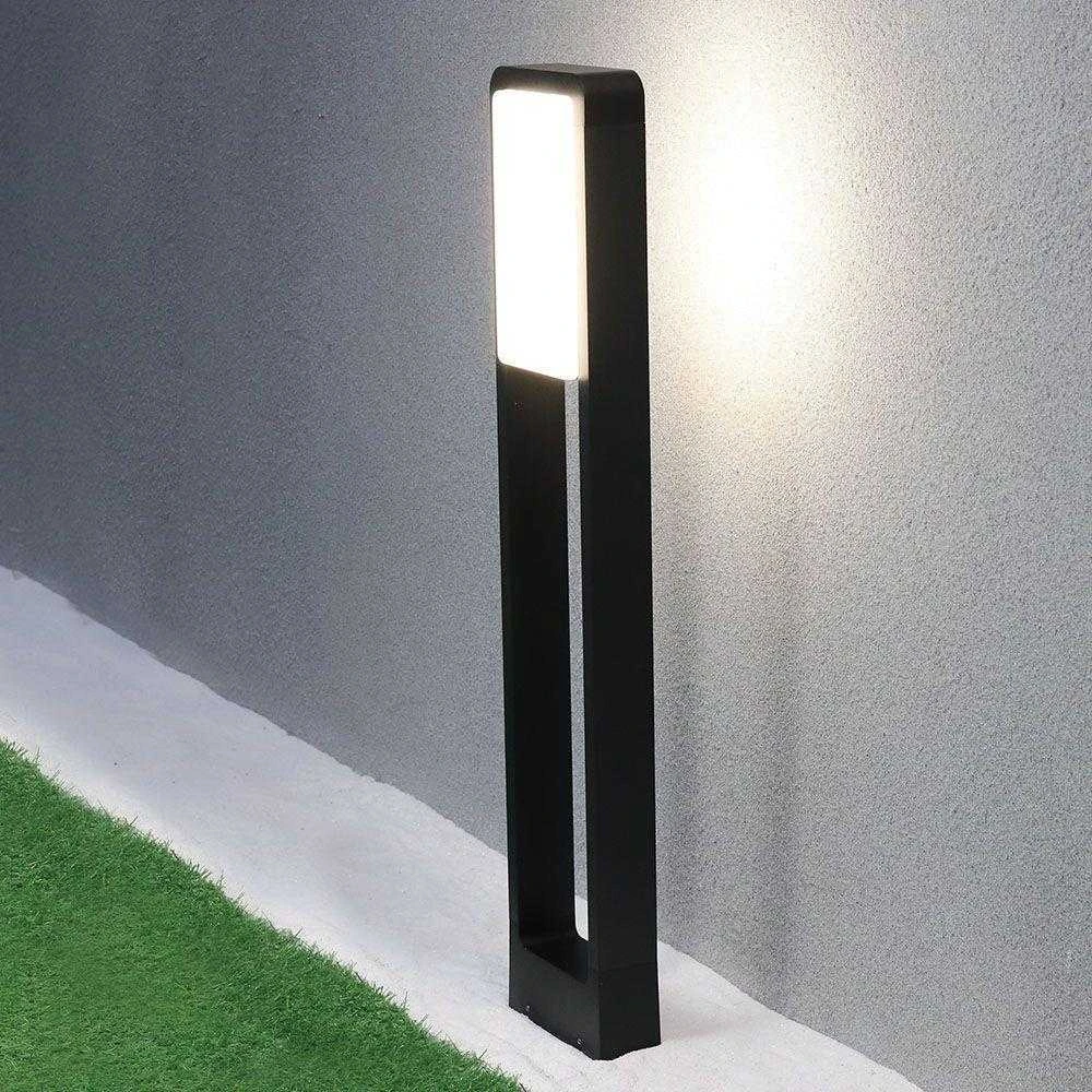 Samsung 10W LED pastatomas šviestuvas, juodas, 4000K, IP65, aukštis 80cm