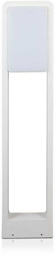10W LED pastatomas šviestuvas V-TAC, 3000K, IP65, baltas, aukštis 80cm