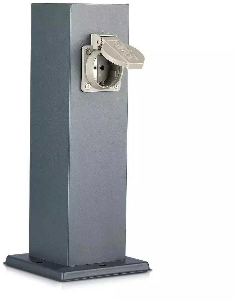 V-tac Dvivietis lauko kištukinis lizdas, pastatomas, IP44