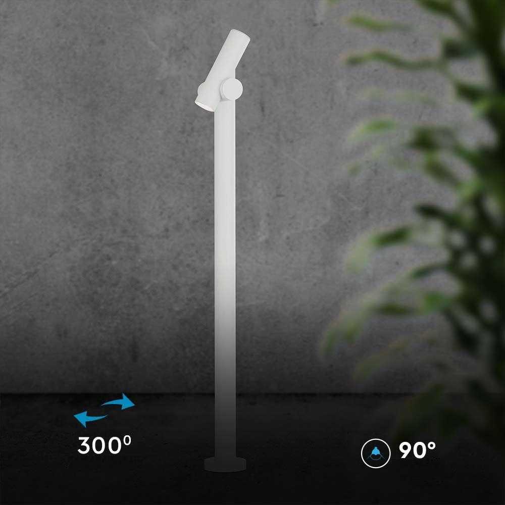 V-tac 4W LED pastatomas lauko šviestuvas, baltas, 3000K