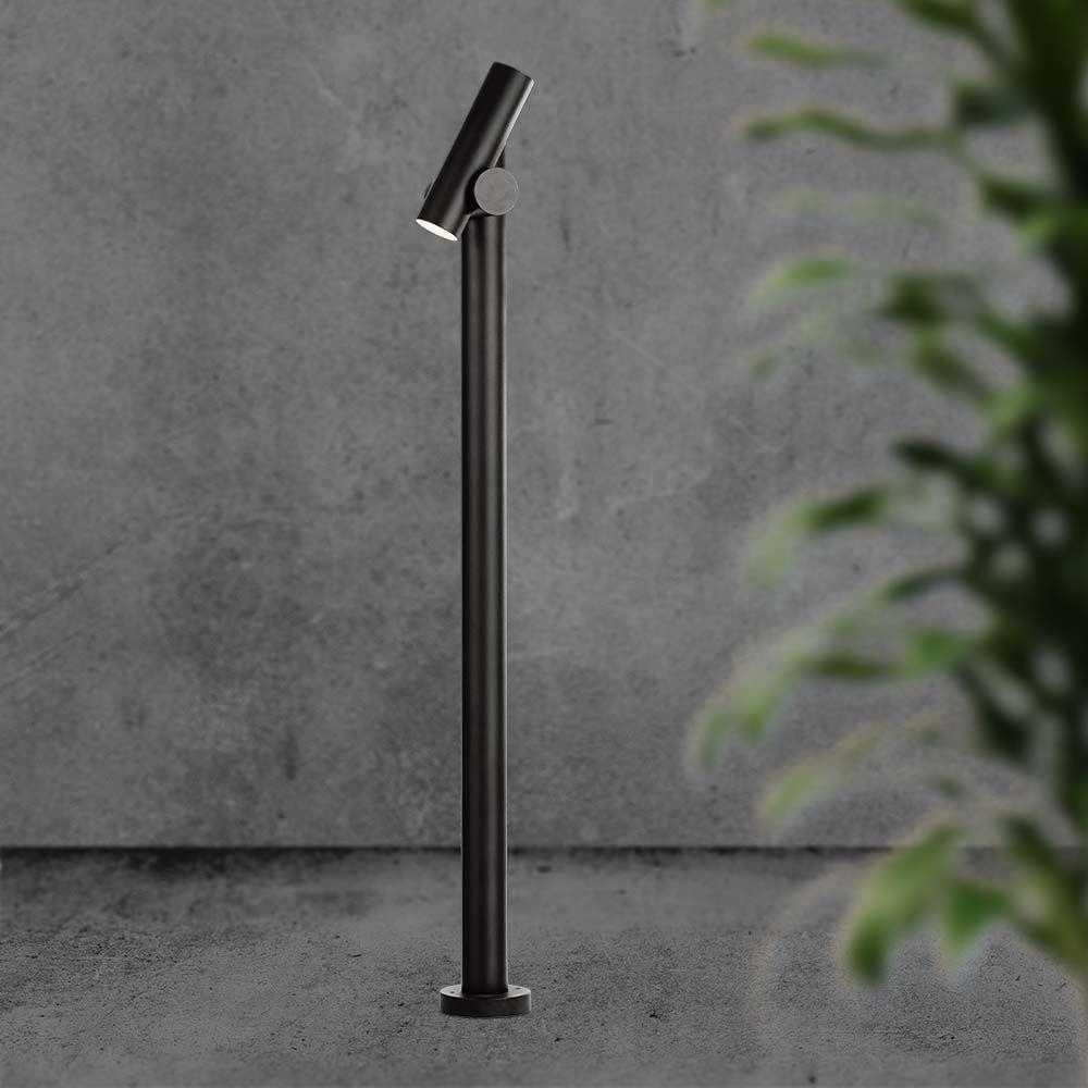 V-tac 4W LED pastatomas lauko šviestuvas, juodas, 4000K