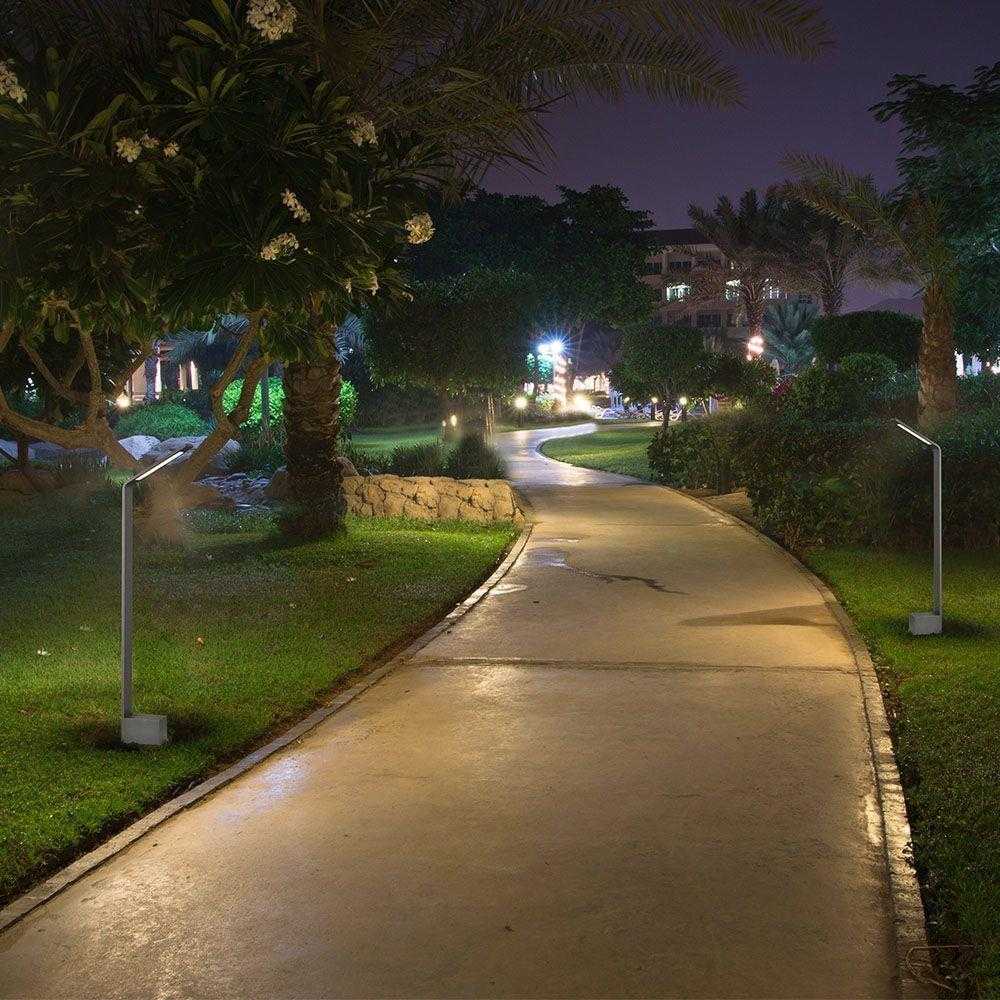 V-tac 5W LED pastatomas lauko šviestuvas, juodas, 4000K