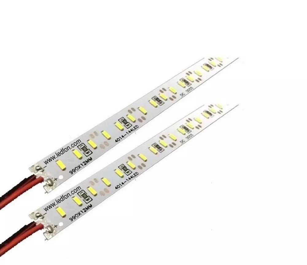 V-tac 18W LED juosta kietu pagrindu, 12V, SMD4014, 1M, 3000K, 10vnt pakuotė