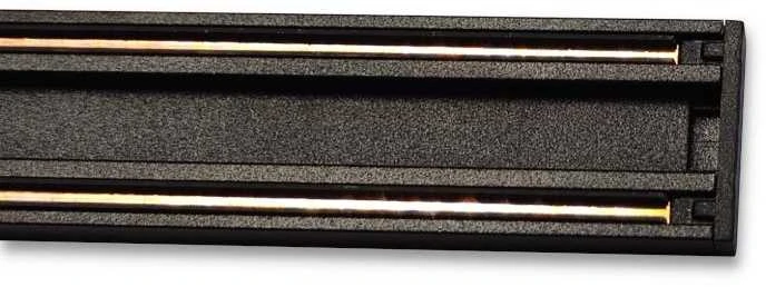 V-tac Magnetinių sistemų paviršinis bėgelis ULTRA THIN, juodas, 1m