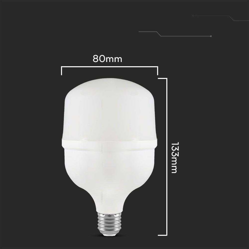 V-tac 20W LED lemputė, T80, E27, termoplastinė, 4000K