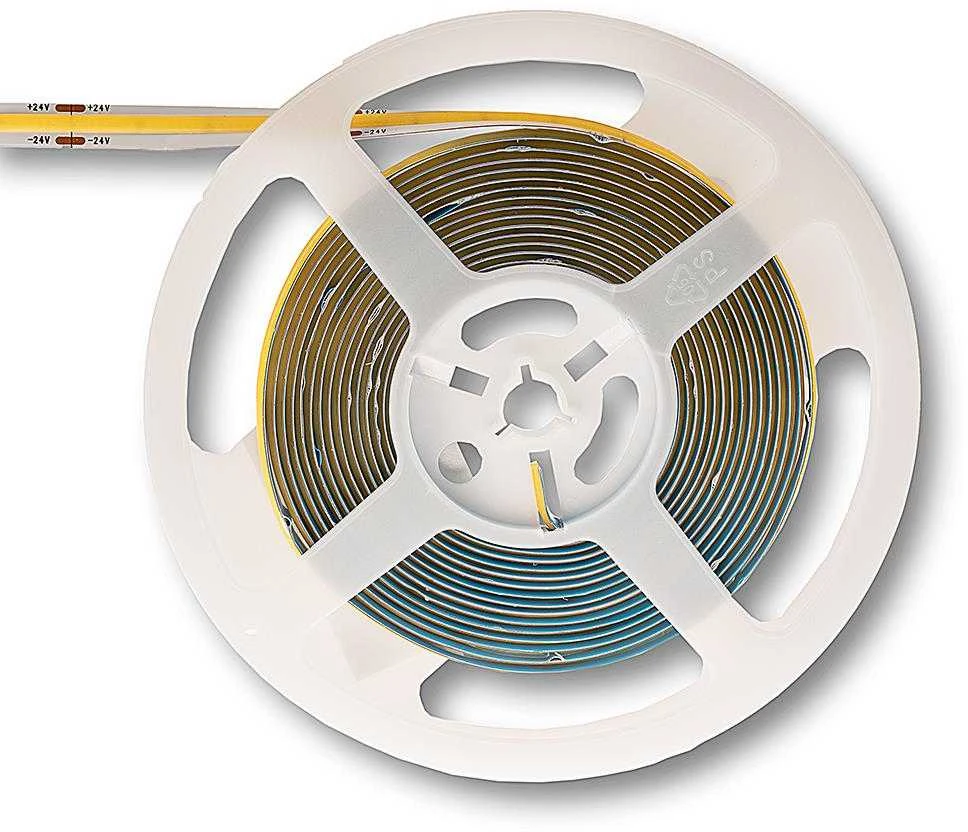 V-tac 10W/m LED COB juosta, 280LED/m, 6500K, 5 metrų ritė