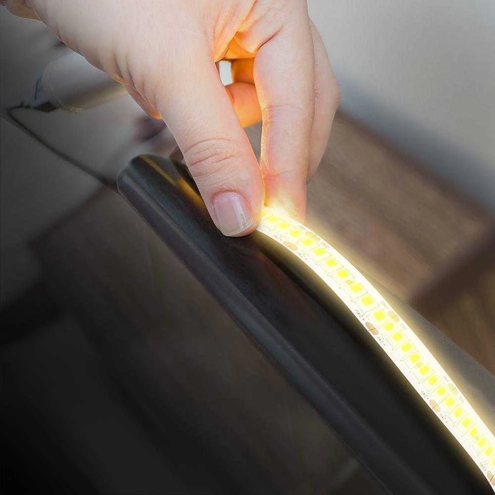 V-tac 18W/m LED juosta, 238LED/m, 24V, 3000K, IP20, CREE LED chip, 10 metrų ritė