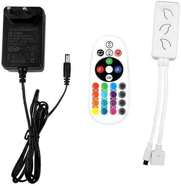 4W/m, 12V LED juosta V-TAC, RGB+3in1, IP65, suderinama su Amazon Alexa ir Google Home, 5m ilgio