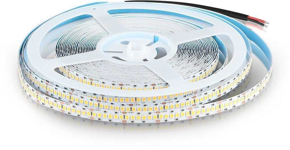 15W LED juosta V-TAC, 24V, 2835, 4500K(natūraliai balta), IP20, SAMSUNG LED chip
