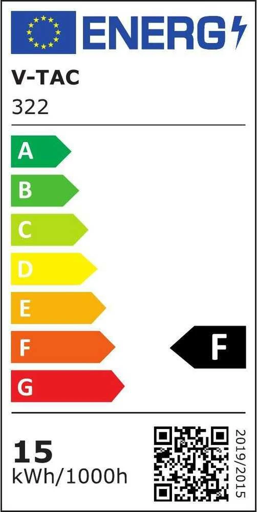 15W LED juosta V-TAC, 24V, 2835, 6500K(šaltai balta), IP20, SAMSUNG LED chip, 10 metrų ritė