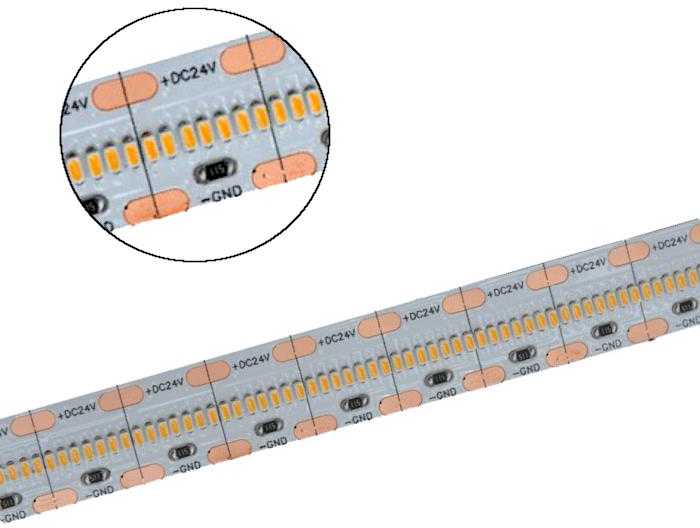 V-tac 21 W/m LED juosta, DC24, 700LED/m, 4000K (natūraliai balta)