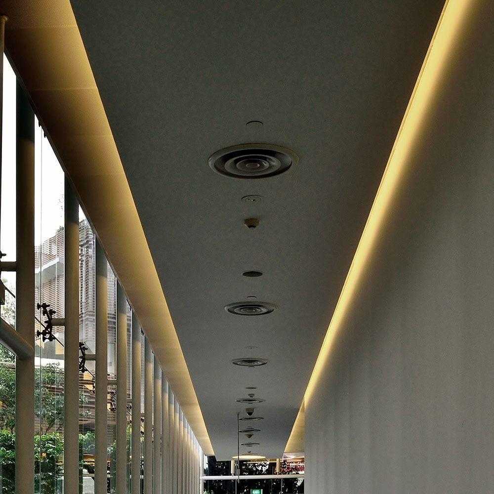 V-tac 7,5W/m LED juosta, 24V, 3000K, IP65, 10 metrų ritė