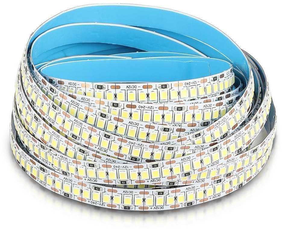 V-tac 20W/m LED juosta, 240 LED/m, 12V, 6500K, 5 metrų ritė