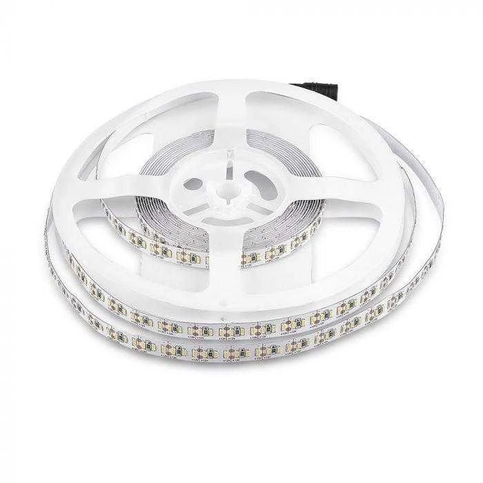 LED juosta 20 W/m V-TAC, 3014, 204LED/m (3000K) šiltai balta, neatspari drėgmei