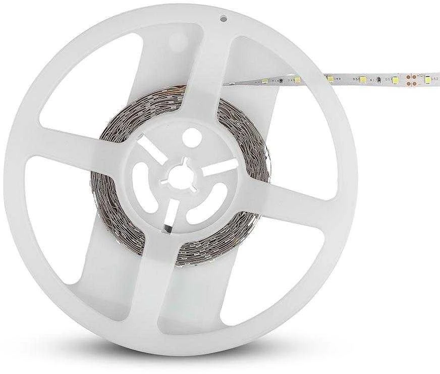 3,6 W/m LED juosta V-TAC, 3528, 60 LED/m, žalia, neatspari drėgmei (IP20)