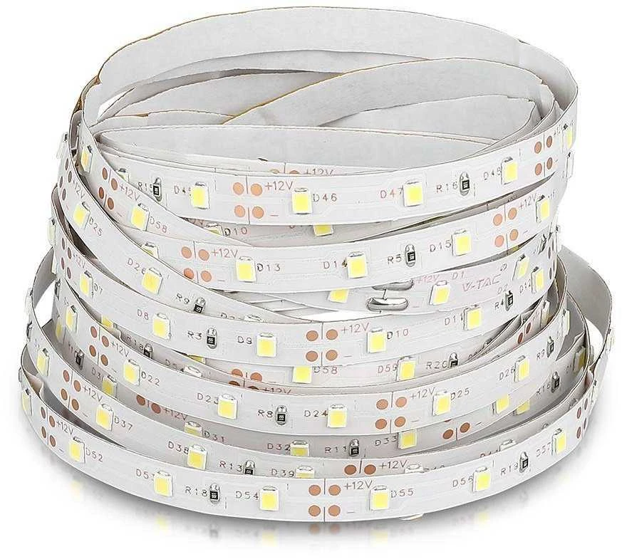 3,6 W/m LED juosta V-TAC, 3528, 60 LED/m, žalia, neatspari drėgmei (IP20)