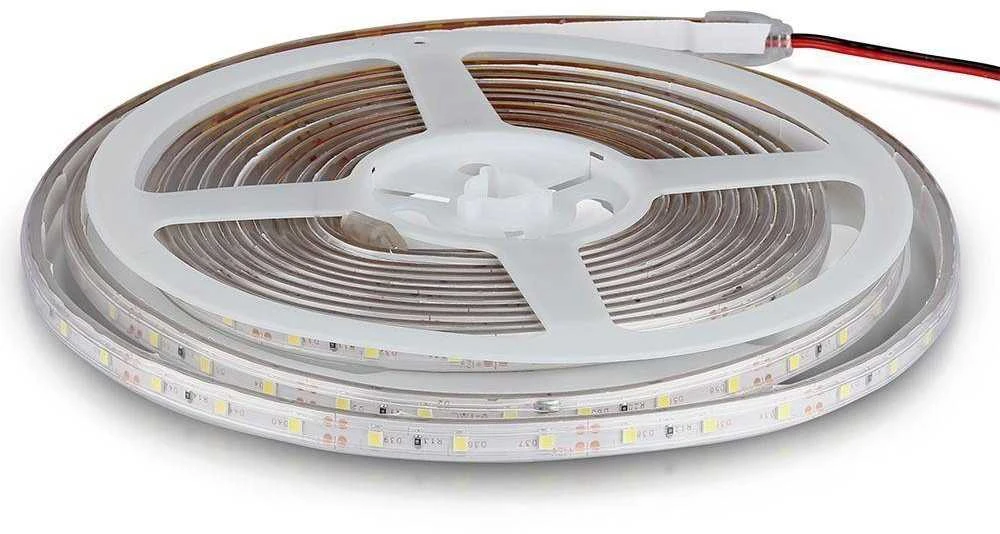 V-tac 5W/m LED juosta, 60LED/m, 12V, 3000K, IP65