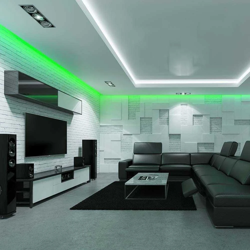 V-tac 3,2W/m LED juosta, 60LED/m, žalia šviesos sp., IP65, 5 metrų ritė