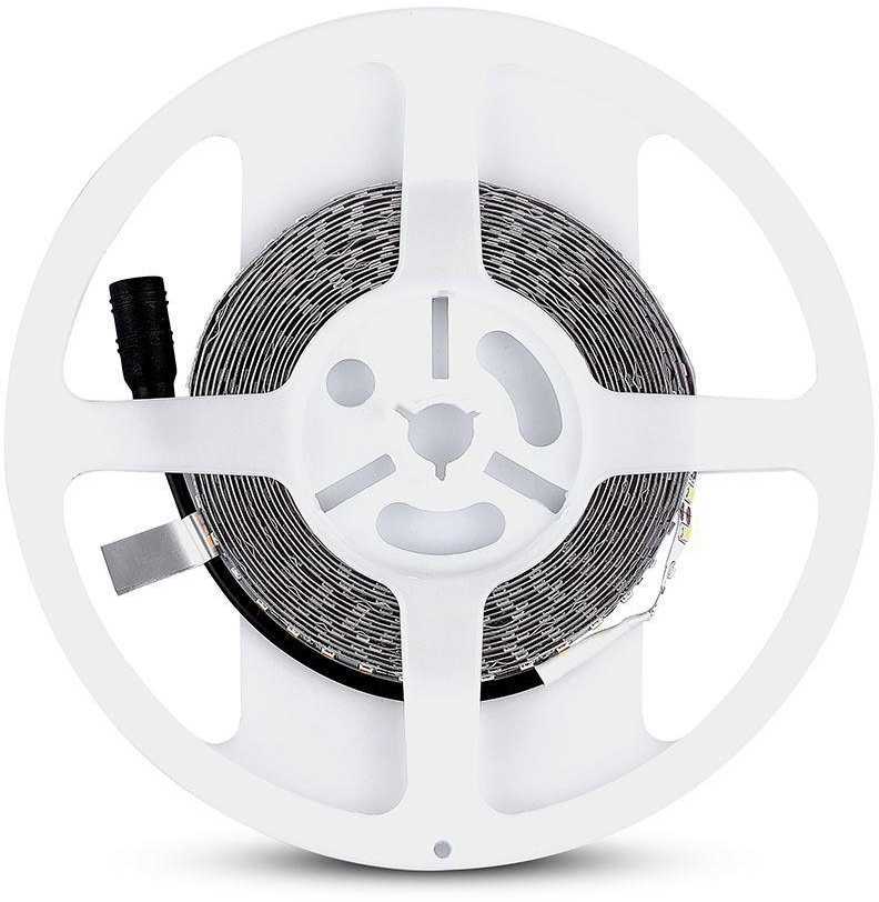 7,2W/m LED juosta, SMD 3528, 120LED/m, 6000K, IP20, 5m ritė