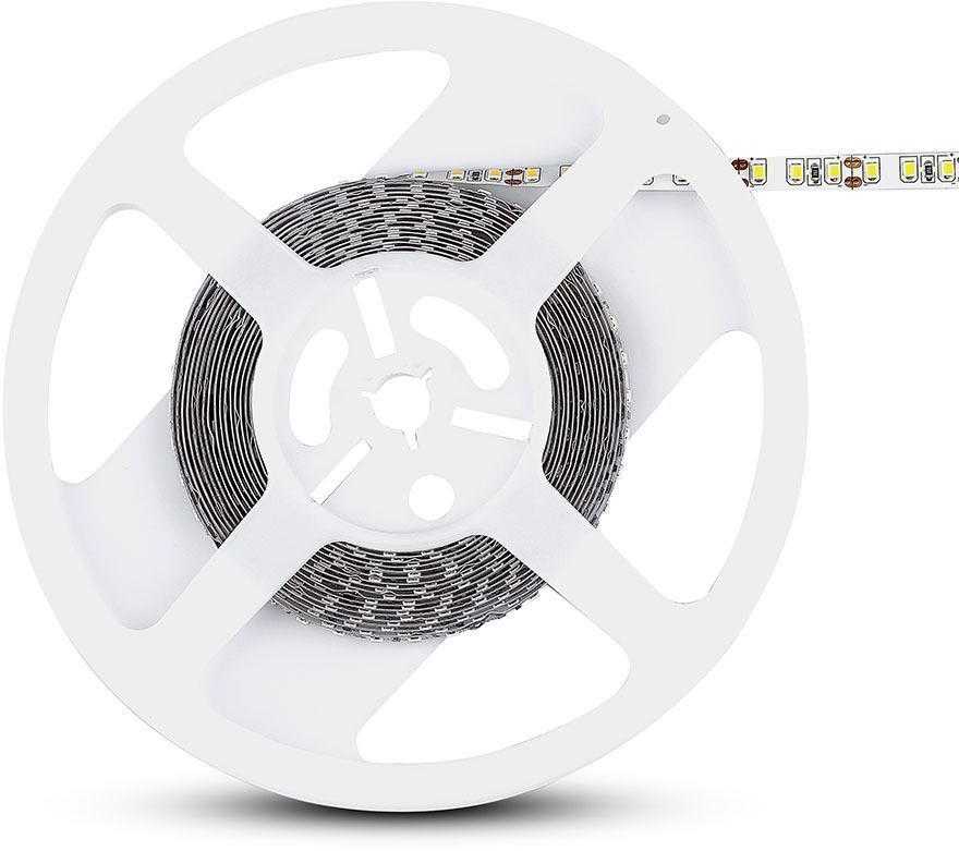 7,2W/m LED juosta, SMD 3528, 120LED/m, 6000K, IP20, 5m ritė