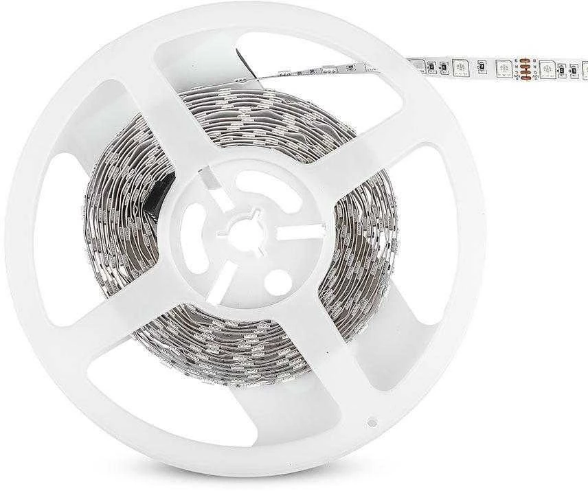 V-tac 7W/m LED juosta, 60LED/m, RGB, 5 metrų ritė