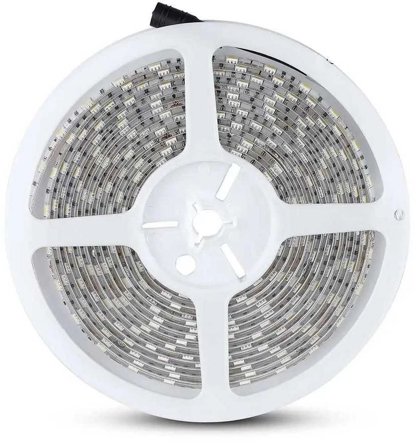 V-tac 11W/m LED juosta, 12V, 60LED/m, 3000K, IP65, 5m ritė