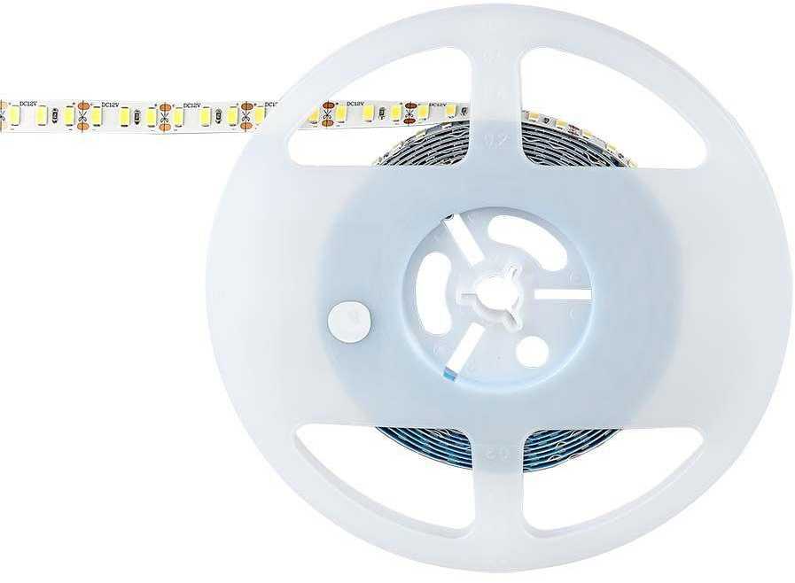 V-tac 20W/m LED juosta, 120LED/m, 12V, 3000K, IP20, 5 metrų ritė