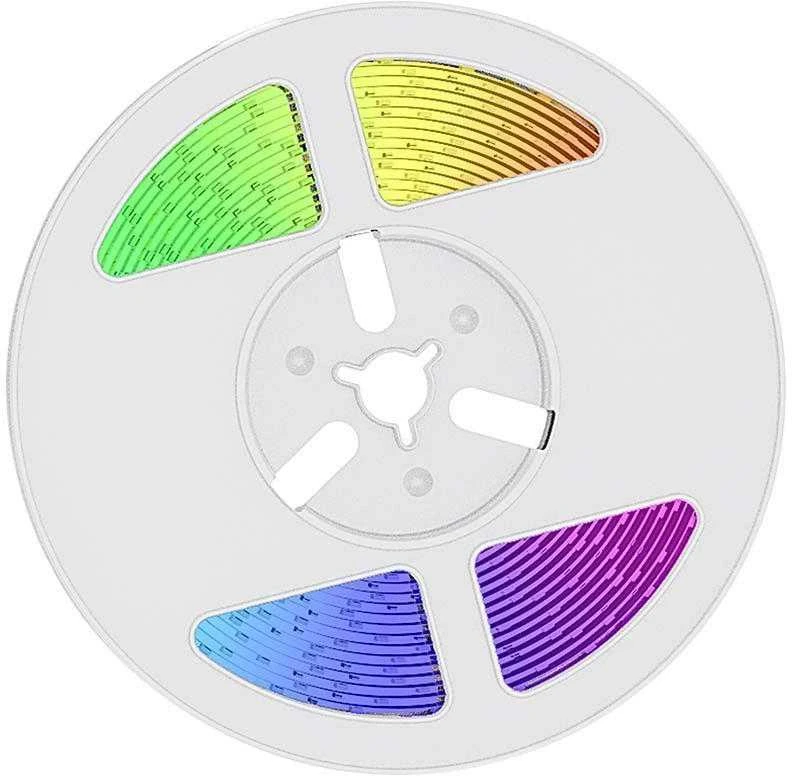 V-tac 1,2W/m LED juosta, RGB, IP67, 5m, su saulės baterija, nuotolinio valdymo pulteliu ir montavimo priedais