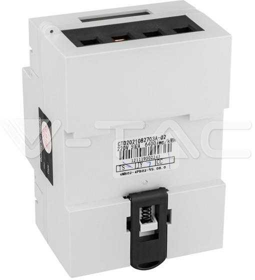 Energijos matuoklis trifazis V-TAC 3x230V/400V RS485