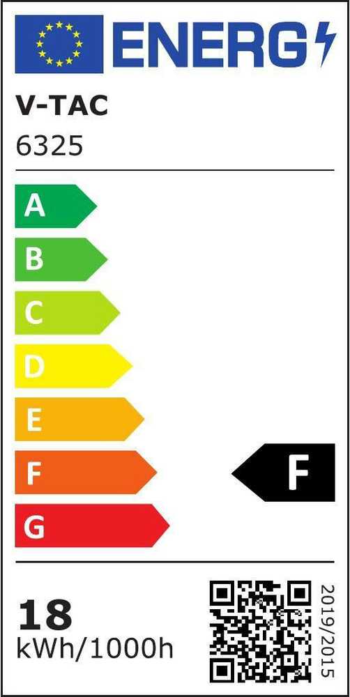 V-tac 18W LED lempa T8, 120cm, pritaikyta jūros gėrybių apšvietimui