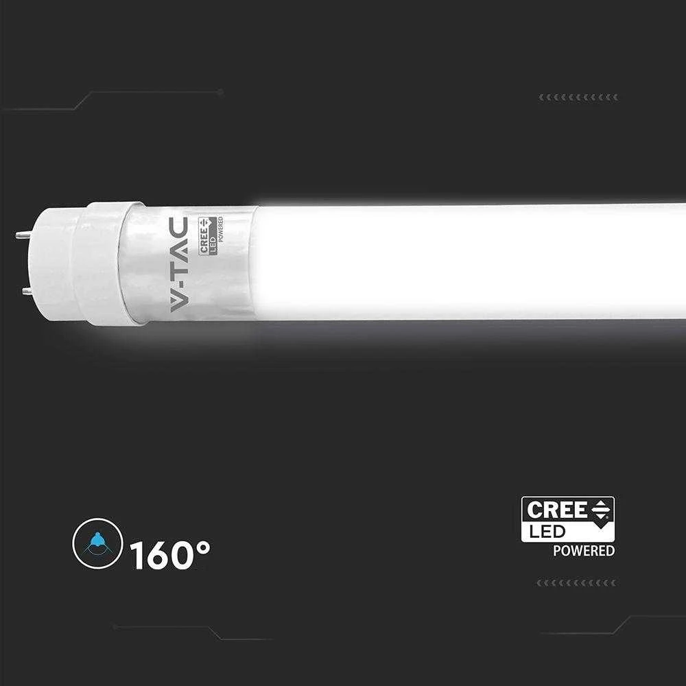 V-tac 18 W LED T8 lemputė, 120 cm, G13, 4000 K, CREE LED lustas