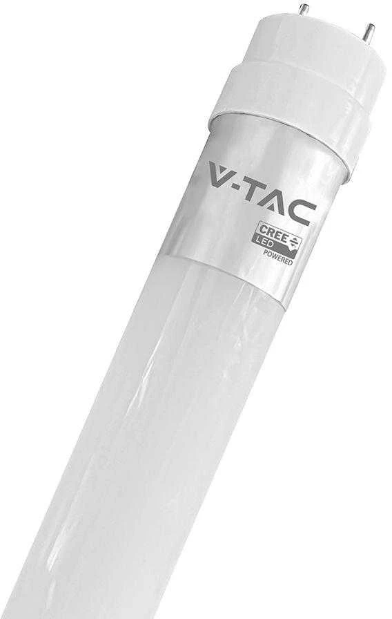 V-tac 9W LED T8 lemputė, 60 cm, G13, 4000K, CREE LED lustas