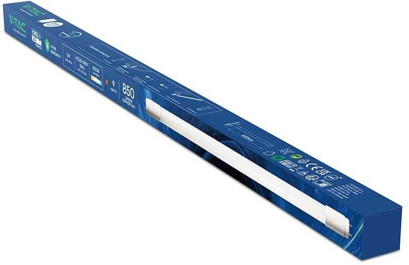 V-tac 9W LED T8 lemputė, 60 cm, G13, 4000K, CREE LED lustas