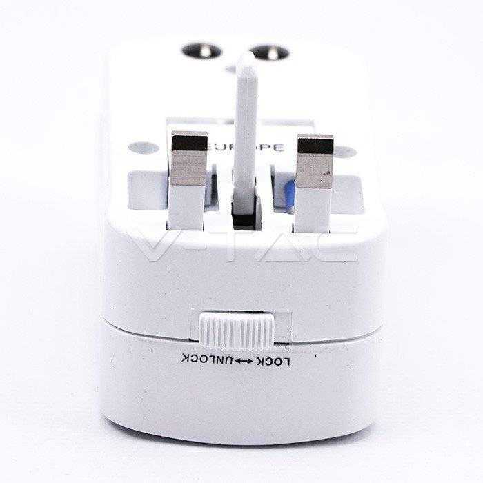 V-tac Universalus adapteris, 2usb