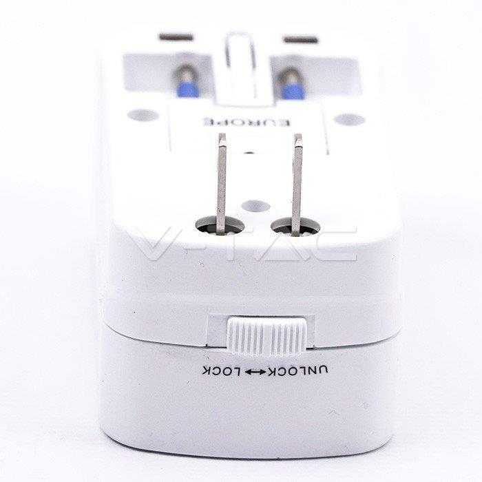 V-tac Universalus adapteris, 2usb