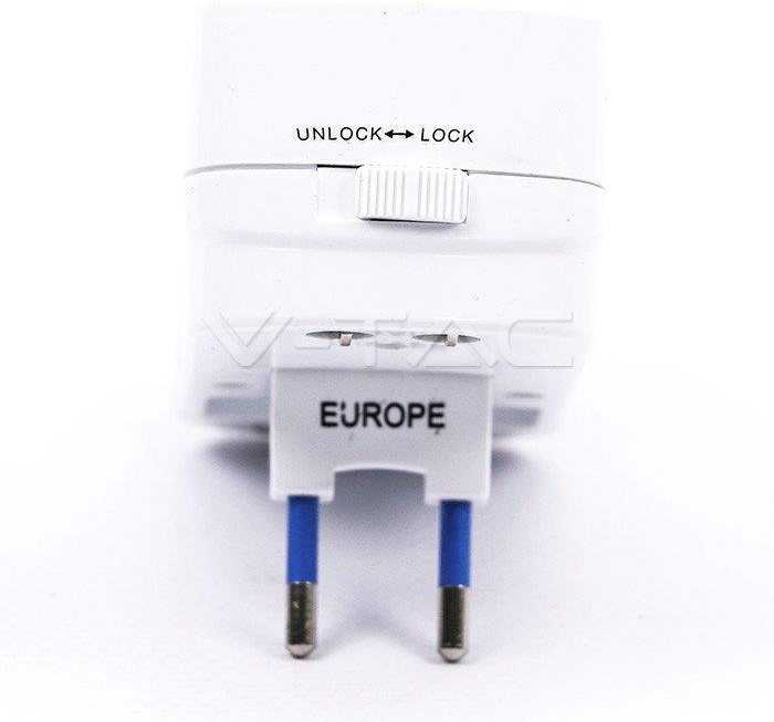 V-tac Universalus adapteris, 2usb