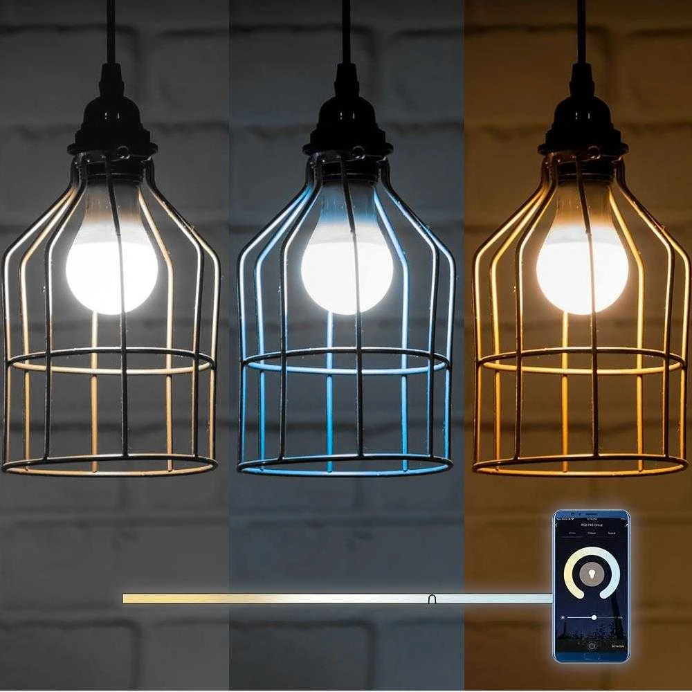 V-tac 7W LED lemputė, E27, suderinama su AMAZON ALEXA ir GOOGLE HOME, 2700-6500K