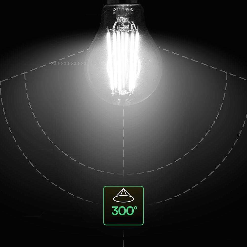 V-TAC LED lemputė 12W E27 A60 6500K 3 vnt.