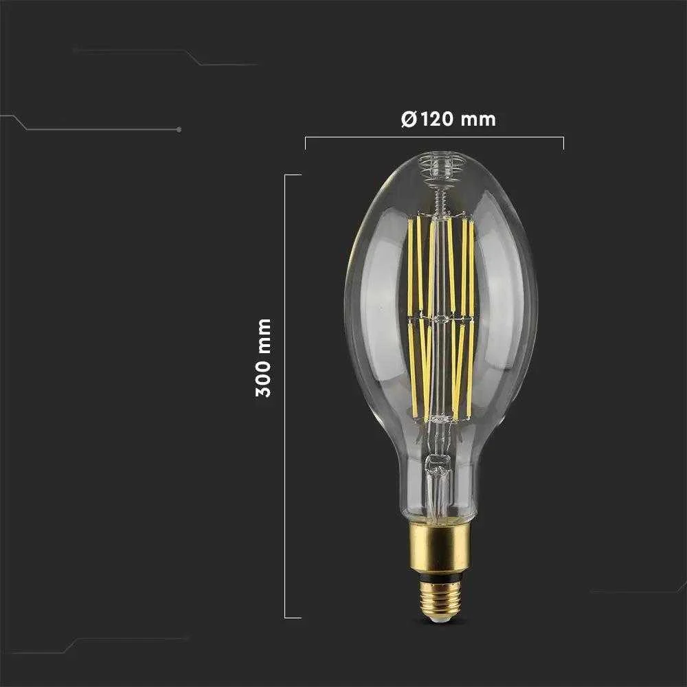 24W LED lemputė V-TAC, ED120, E27, 6400K (šaltai balta)