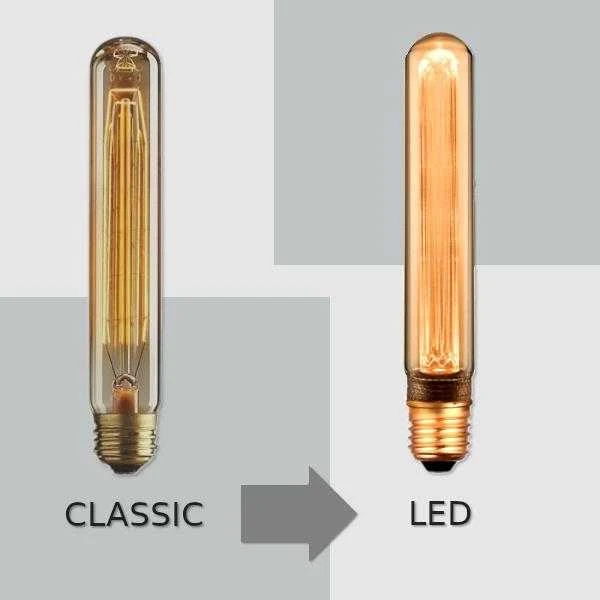 V-tac 2W LED filamentinė lemputė, T30, E27, gintaro sp., 1800K