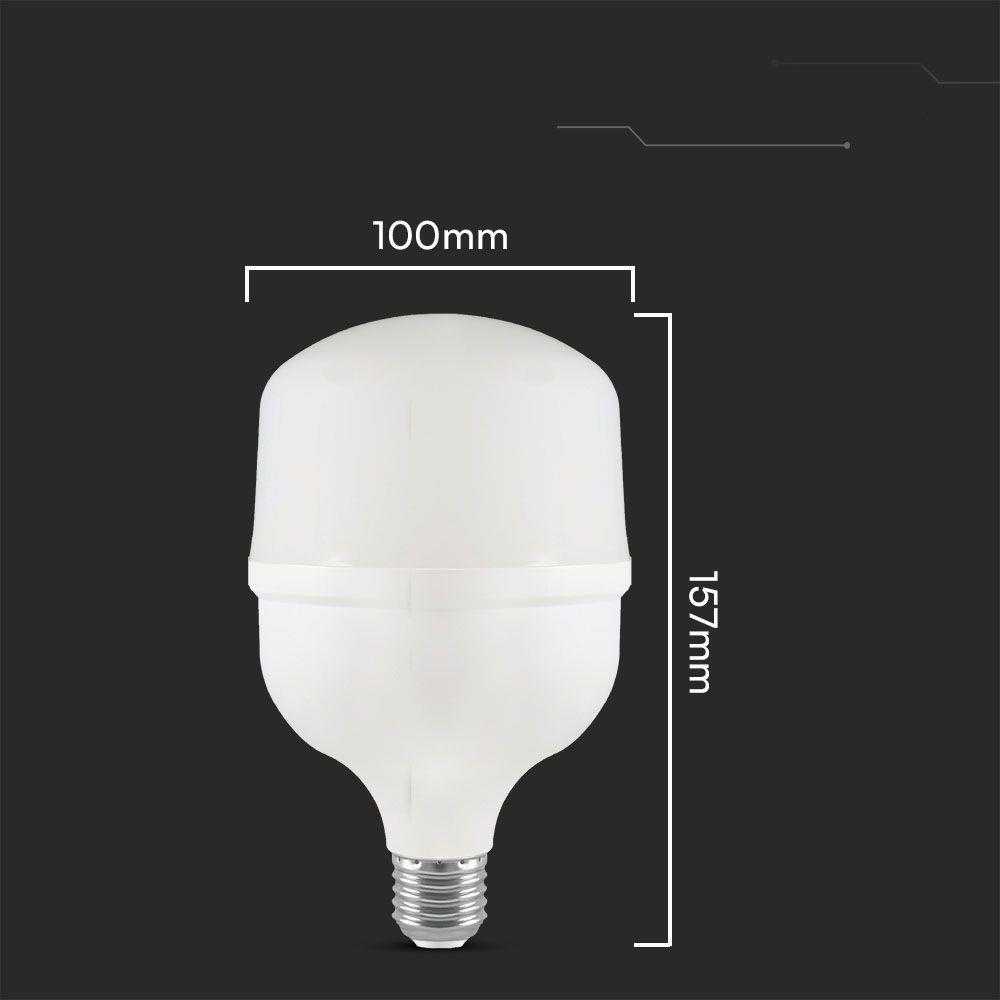 V-tac 30W LED lemputė, balta, T100, E27, 4000K