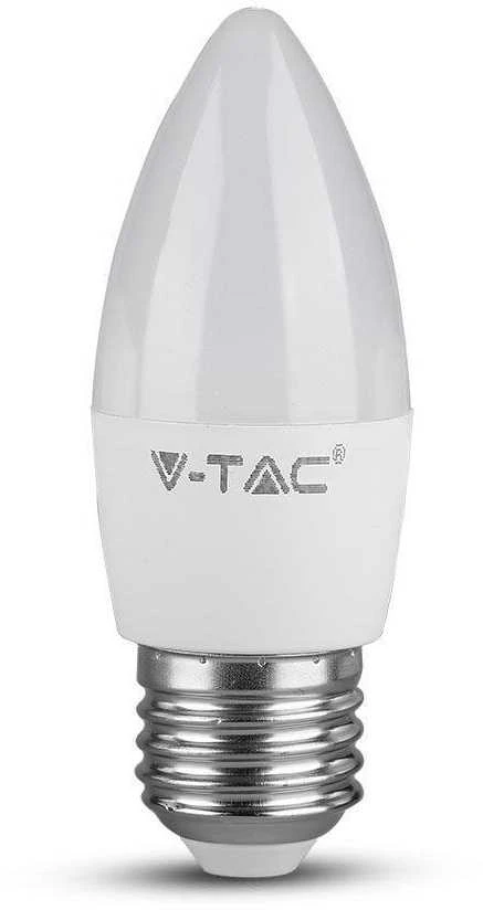 V-tac 4,5W LED lemputė, žvakės formos, E27, 4000K