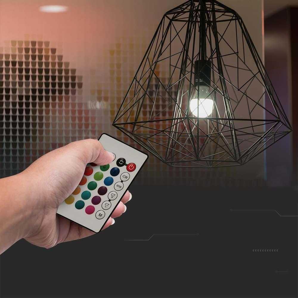 V-tac 4,8W LED lemputė, P45, E14, balta, RGB+3000K, dimeriuojama