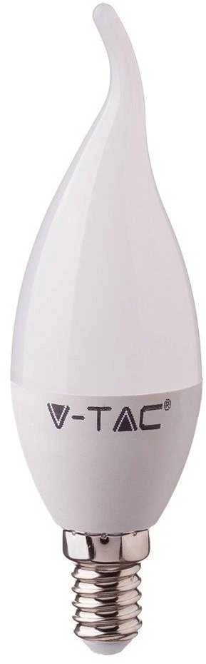 4W LED lemputė V-TAC E14 SMD, žvakės formos, 4500K (dienos šviesa)