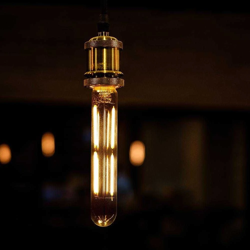V-tac 4W LED lemputė, E14, T20, skaidriu stiklu, 3000K
