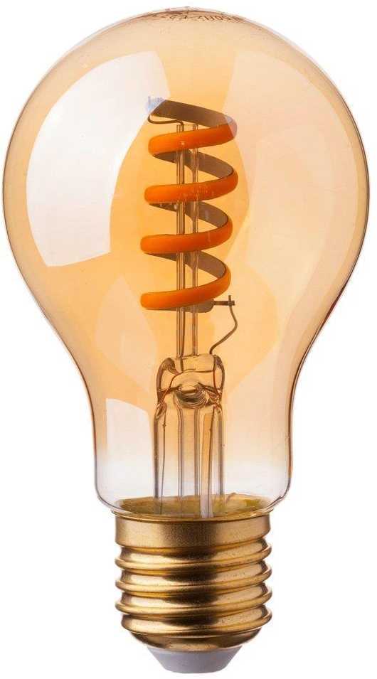 V-tac 4W LED filamentinė lemputė, E27, A60, gintaro sp., 1800K