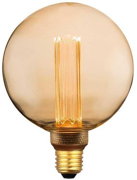 V-tac 4W LED filamentinė lemputė, G125, E27, gintaro sp., 1800K