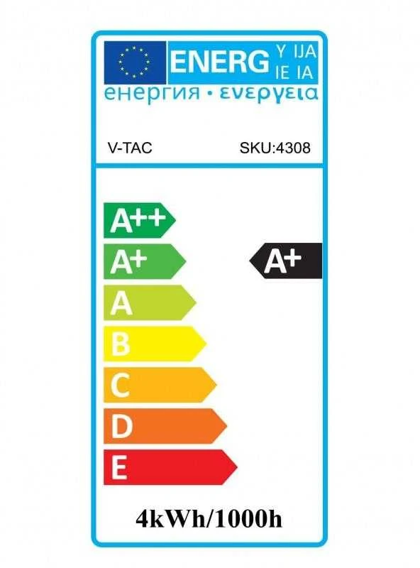 4W LED COG lemputė, E14, skaidraus stiklo, 4500K
