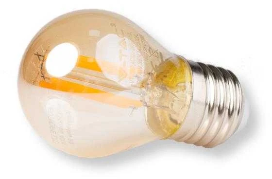V-tac 4W LED filamentinė lemputė, E27, G45, gintaro sp., 2200K
